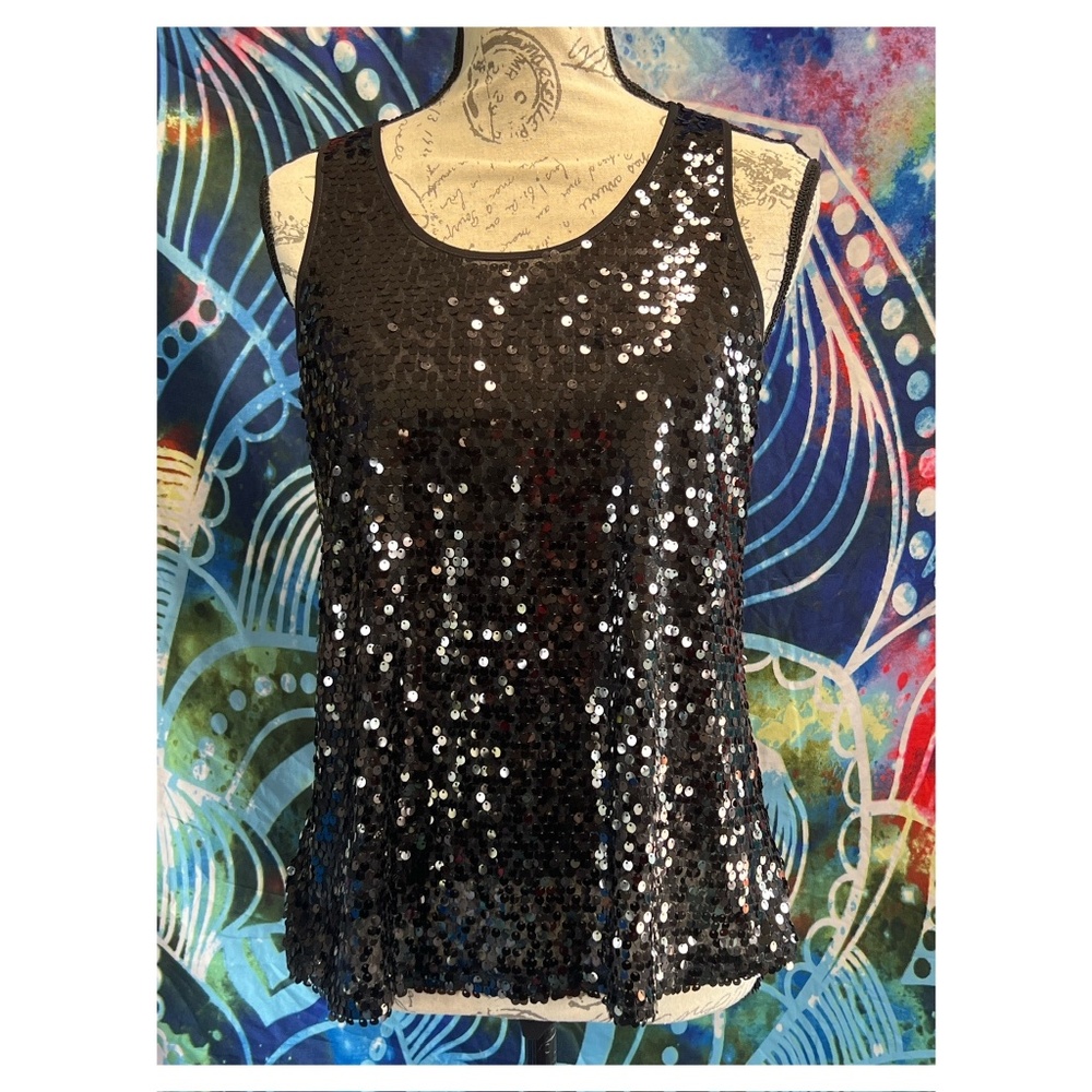 Express Sequined Tank Top